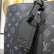 Uubags Louis Vuitton M46451 Sac Plat 24H Monogram Eclipse Bag In Black 44x33x18cm - 2