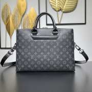 Uubags Louis Vuitton Monogram Eclipse Odyssey Briefcase In Black 37.5x28.0x7.5cm - 6