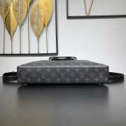 Uubags Louis Vuitton Monogram Eclipse Odyssey Briefcase In Black 37.5x28.0x7.5cm - 5