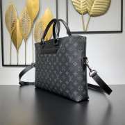 Uubags Louis Vuitton Monogram Eclipse Odyssey Briefcase In Black 37.5x28.0x7.5cm - 4