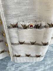 Uubags Camellia Chanel Cardigan In Ivory - 3
