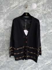 Uubags Camellia Chanel Cardigan In Black - 1