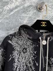 Uubags Chanel Sweatshirt Cotton In Black, White & Gold - 5