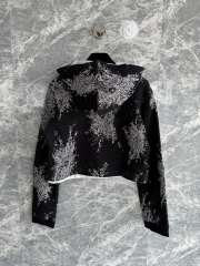 Uubags Chanel Sweatshirt Cotton In Black, White & Gold - 4