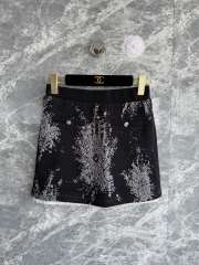 Uubags Chanel Skirt Cotton In Black, White & Gold - 1
