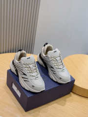 Uubags Dior B44 Blade Sneaker Light Grey Technical Mesh and Black Technical Fabric - 1