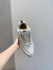 Uubags Dior B44 Blade Sneaker Light Grey Technical Mesh and Black Technical Fabric - 4