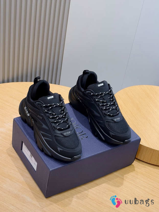 Uubags Dior B44 Blade Sneaker Black Technical Mesh and Black Technical Fabric - 1