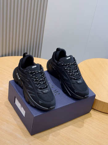 Uubags Dior B44 Blade Sneaker Black Technical Mesh and Black Technical Fabric