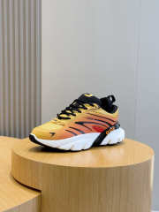 Uubags Dior And Lewis Hamilton B44 Blade Sneaker Gradient Orange Technical Mesh  - 3