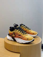 Uubags Dior And Lewis Hamilton B44 Blade Sneaker Gradient Orange Technical Mesh  - 2