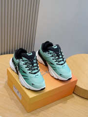 Uubags Dior And Lewis Hamilton B44 Blade Sneaker Gradient Green Technical Mesh - 1
