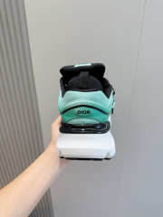 Uubags Dior And Lewis Hamilton B44 Blade Sneaker Gradient Green Technical Mesh - 5