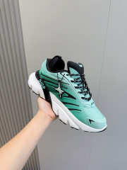Uubags Dior And Lewis Hamilton B44 Blade Sneaker Gradient Green Technical Mesh - 4