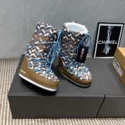 Uubags Moon Boot Icon Brown/Elephant Gray Shoes 4cm - 1