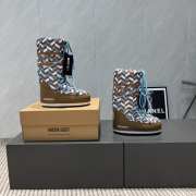 Uubags Moon Boot Icon Brown/Elephant Gray Shoes 4cm - 5