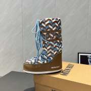 Uubags Moon Boot Icon Brown/Elephant Gray Shoes 4cm - 2