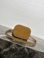 Uubags Celine Small Louise Bag in Suede Calfskin Tan 13.5x16x10cm - 6