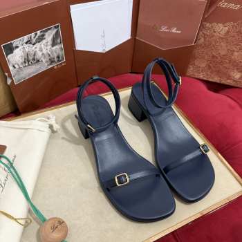 Uubags Loro Piana Flora Sandal Kidskin In Crown Blue 4cm