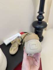 Uubags Roger Vivier Viv Low-Top Canvas and Suede Sneakers In Beige 3cm - 2