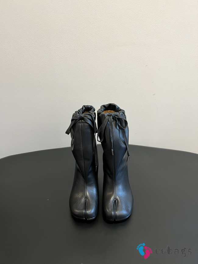 Uubags Maison Margiela Tabi Balloon 8cm Ankle Boots In Black  - 1
