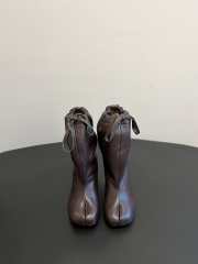 Uubags Maison Margiela Tabi Balloon 8cm Ankle Boots In Dark Brown - 1