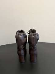Uubags Maison Margiela Tabi Balloon 8cm Ankle Boots In Dark Brown - 3