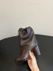Uubags Maison Margiela Tabi Balloon 8cm Ankle Boots In Dark Brown - 2