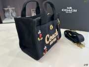 Uubags Disney x Coach Cargo 20 tote bag with Mickey Mouse brass/black multi 20x15x11cm - 2