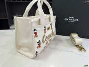 Uubags Disney x Coach Cargo 20 tote bag with Mickey Mouse brass/ivory multi 20x15x11cm - 3