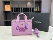 Uubags Coach Cargo Tote Bag 26 In Purple 26x19x15cm - 1