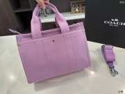 Uubags Coach Cargo Tote Bag 26 In Purple 26x19x15cm - 4