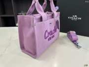 Uubags Coach Cargo Tote Bag 26 In Purple 26x19x15cm - 5