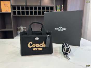 Uubags Coach Cargo Tote Bag 26 In Black 26x19x15cm