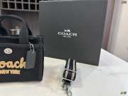 Uubags Coach Cargo Tote Bag 26 In Black 26x19x15cm - 5