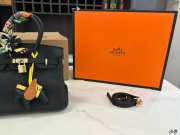 Uubags Hermes Birkin Bag Black Togo Leather Gold Hardware - 5