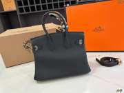 Uubags Hermes Birkin Bag Black Togo Leather Gold Hardware - 3