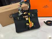Uubags Hermes Birkin Bag Black Togo Leather Gold Hardware - 2
