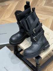 Uubags Balenciaga Venom high boot in black calfskin  - 1