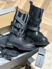 Uubags Balenciaga Venom high boot in black calfskin  - 3