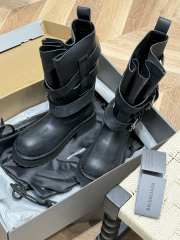 Uubags Balenciaga Venom high boot in black calfskin  - 2