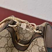 Uubags Gucci Ophidia mini bag green cotton linen lining 16x10x8cm - 2
