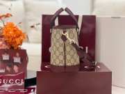 Uubags Gucci 836848 Ophidia small tote bag in red 22.5x17x11cm - 4