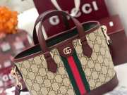 Uubags Gucci 836848 Ophidia small tote bag in red 22.5x17x11cm - 2