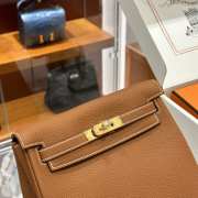 Uubags Hermes Kelly Ado PM Rucksack Backpack In Tan 22cm - 2