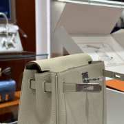 Uubags Hermes Kelly Ado PM Rucksack Backpack In Ivory White 22cm - 3