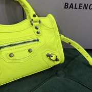 Uubags Balenciaga Le City Bag Nano in granny green Arena Storico lambskin, brass hardware 18x12x6cm - 4