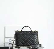 Uubags Chanel 25B Top Handle Bag In Black 16x25x8cm - 5