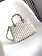 Uubags Bvlgari Serpentine Duo tote bag in white 21.5x15x6cm - 1