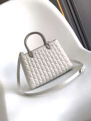 Uubags Bvlgari Serpentine Duo tote bag in white 21.5x15x6cm - 4